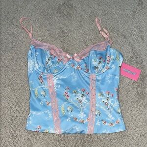 Edikted lace corset top